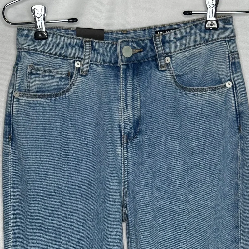 Blank NYC NWT Jeans Throwback Landscape Crop High Rise‎ Festival Hippie Sz 24 - Picture 4 of 14